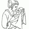 Birth Coloring Pages - Coloringpages1001 pour Dessin Maman Et Bébé
