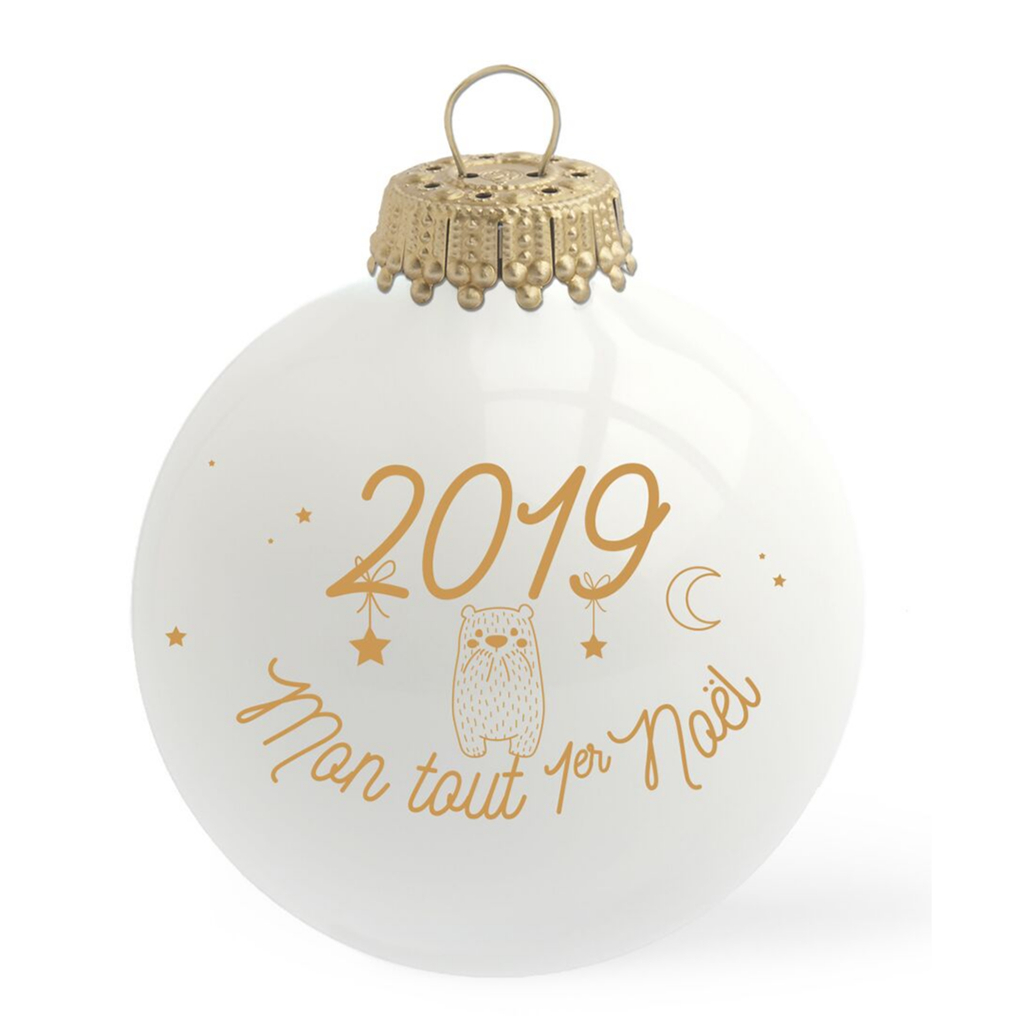 Boule De Noël - Mon Tout Premier Noël 2019 - Little Marmaille à Boule De Noel À Décorer