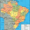 Bresil Carte Et Image Satellite concernant Carte Du Brésil À Imprimer