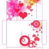 Bricolage, Saint Valentin | Artisanat De Papier 3D, Carte intérieur Carte St Valentin Gratuite À Imprimer