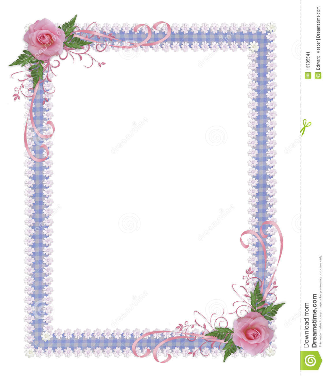 Cadre Rose D&amp;#039;Invitation De Pays De Roses Image Stock concernant Cadre Pour Carte D Invitation