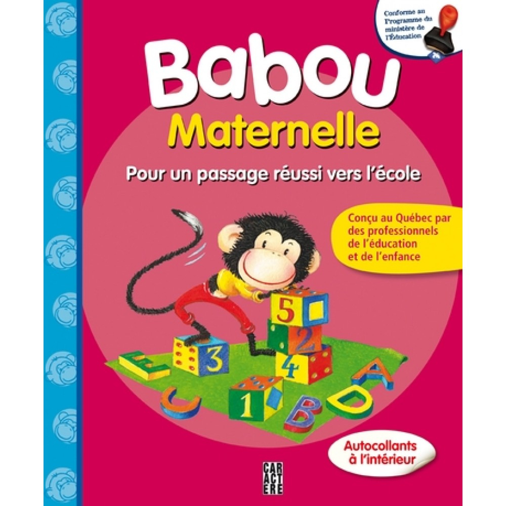 Cahier D&amp;#039;Activités - Babou - Maternelle De Les Éditions destiné Cahier D Activité Maternelle