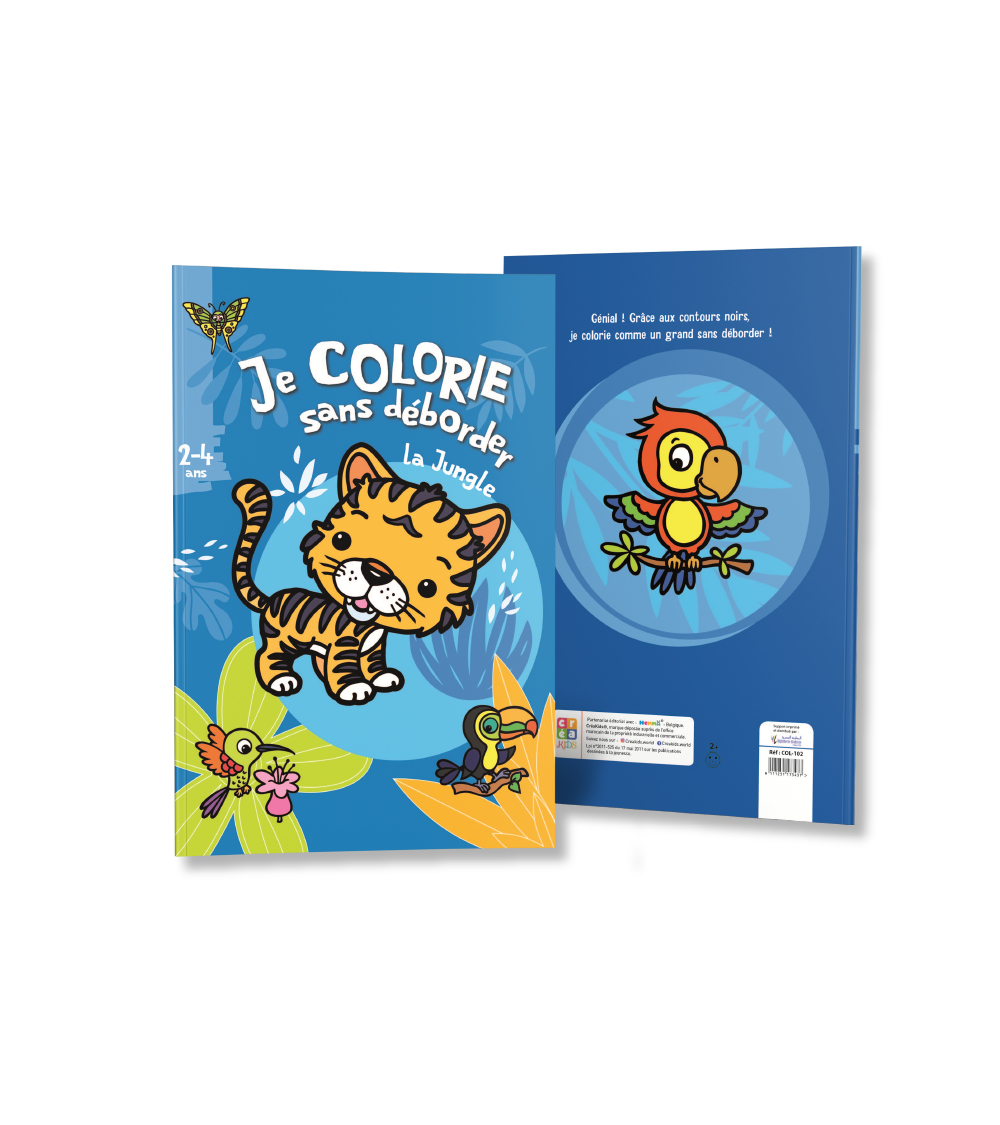 Cahier De Coloriage 24 Pages A4 Sans Déborder Pour Enfants dedans Cahier De Coloriage Enfant