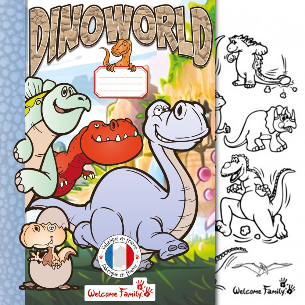 Cahier De Coloriage Dinosaures, Cadeau Surprise Accueil destiné Cahier De Coloriage Enfant