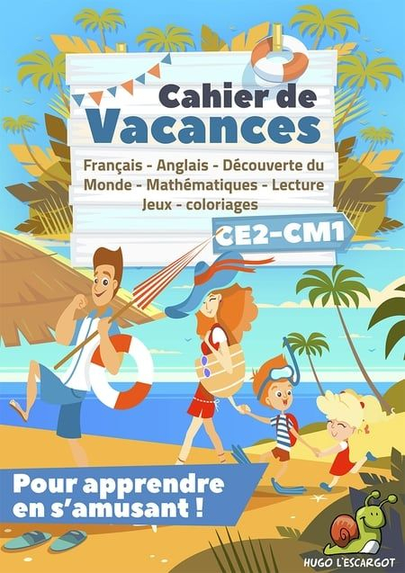 Cahier De Vacances Ce2-Cm1 | Cahier De Vacances, Cahier De concernant Cahier De Vacances Maternelle Gratuit A Imprimer