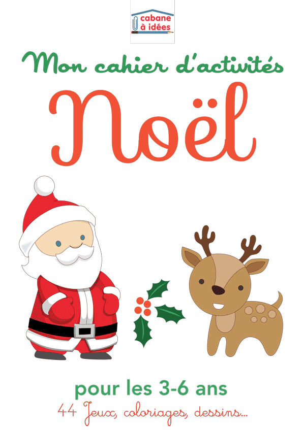 Cahier De Vacances Noël Maternelle - Pour Les 3 À 6 Ans à Activité Maternelle Noel Petite Section