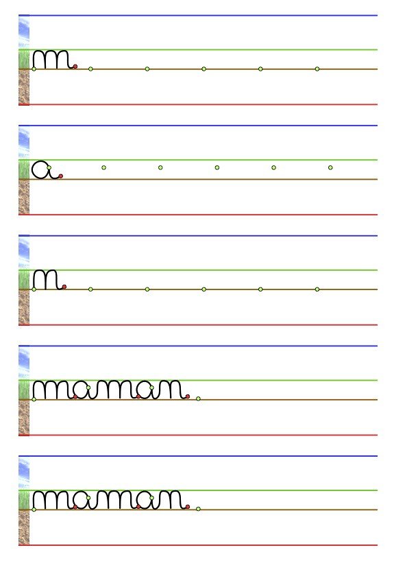 Cahier D&amp;#039;Écriture - Bonne Fête Maman 4 | Franz Berg | Flickr avec Ligne D Écriture Maternelle