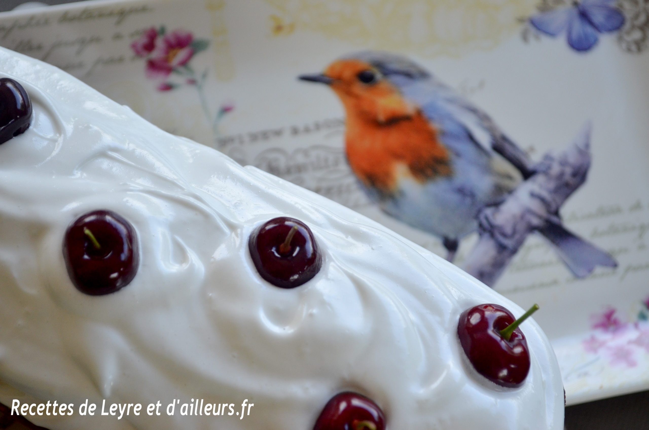 Cake Aux Cerises Et Au Fromage Qui Rit Meringué | Recettes pour Oiseau Qui Rit