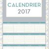 Calendrier 2017 Annuel Imprimable, A3 / Printable Yearly encequiconcerne Calendrier 2017 Imprimable