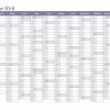 Calendrier 2018 À Imprimer Pdf Et Excel - Icalendrier avec Calendrier Annuel 2018 À Imprimer Gratuit