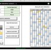 Calendrier 2018 Excel Modifiable Et Gratuit | Excel-Malin destiné Planning Annuel 2018
