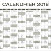 Calendrier 2018 Excel &amp; Pdf À Télécharger Gratuitement concernant Calendrier Avec Numéro De Semaine 2018