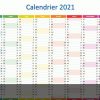 Calendrier 2021 À Imprimer : Jours Fériés, Vacances serapportantà Calendrier Ludique À Imprimer