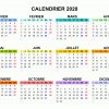 Calendrier Annuel 2020 - Calendrier.su dedans Calendrier Annuel 2019 À Imprimer Gratuit