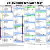 Calendrier Scolaire 2016 Et 2017 À Imprimer concernant Calendrier 2017 À Imprimer Avec Vacances Scolaires