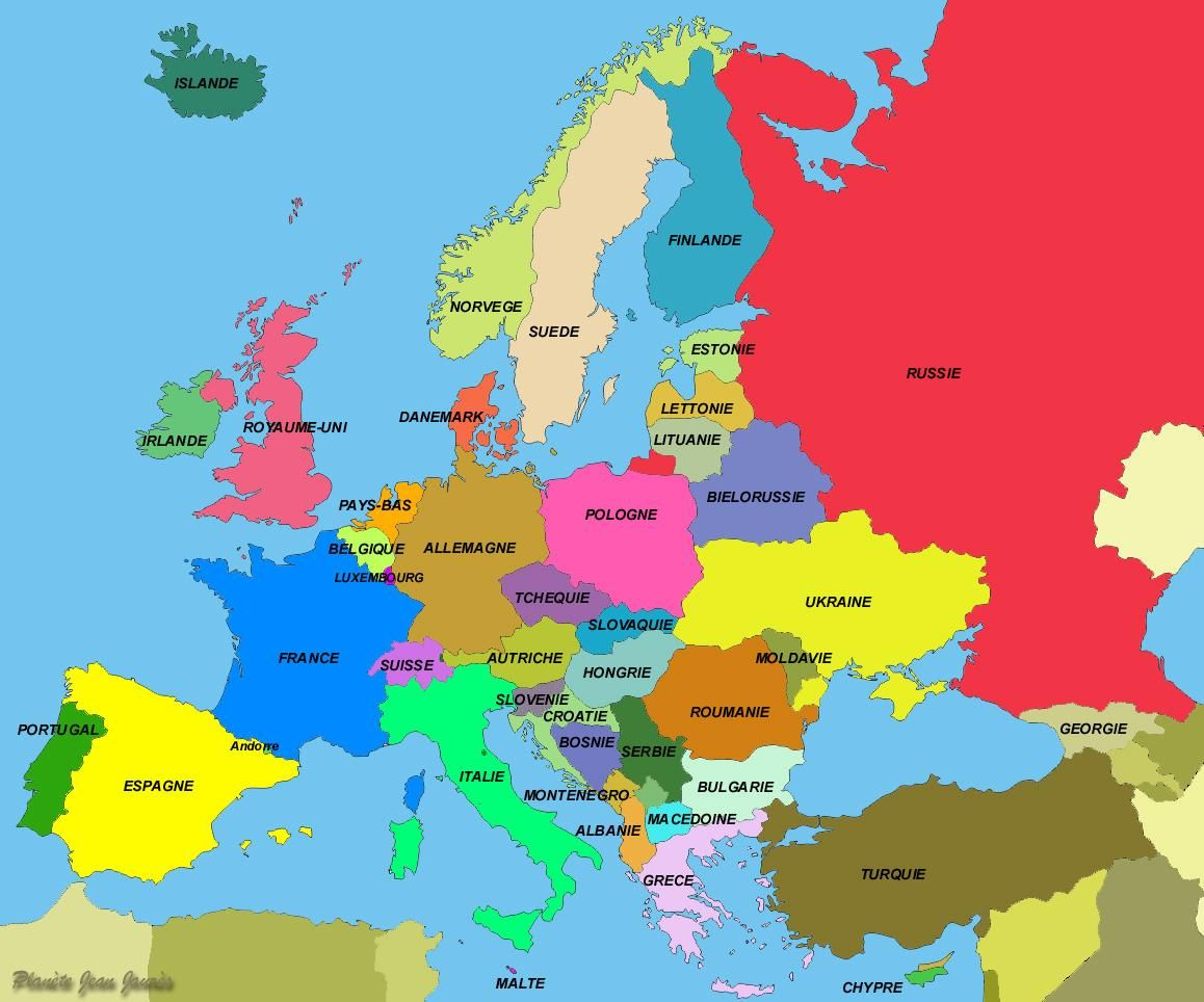 Capitales De Certains Pays De L'Europe | Carte Europe à Europe Carte Capitale