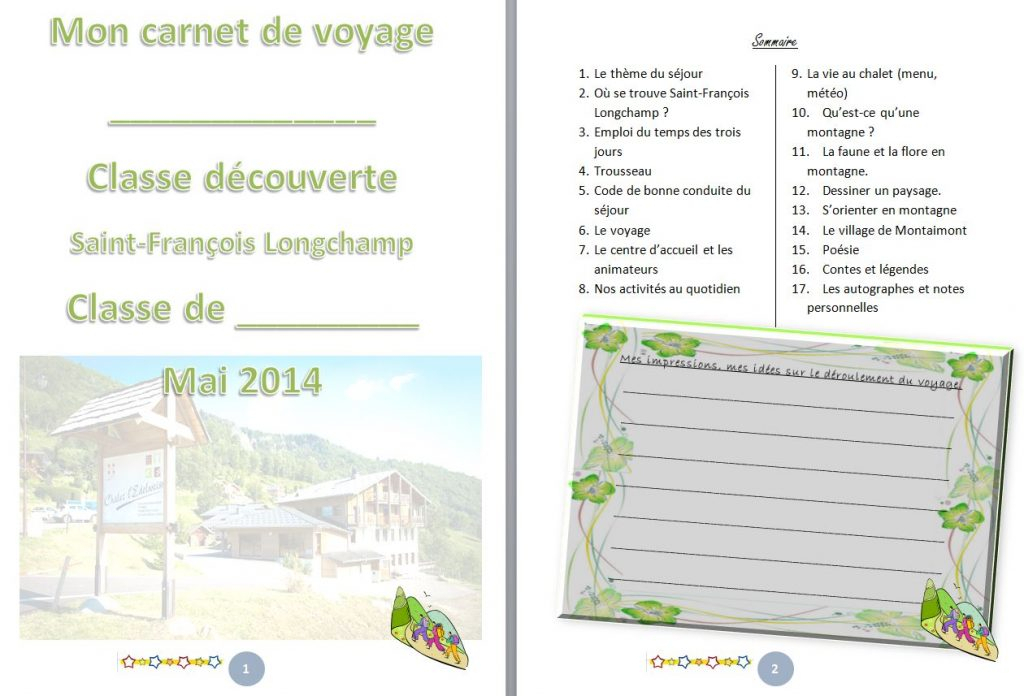 Carnet De Voyage A Imprimer - Big City Voyages destiné Carnet De Vacances À Imprimer