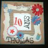 Carte Anniversaire De Thomas 10 Ans - Scrapdenathalie destiné Jeux Pour Anniversaire 10 Ans Garçon