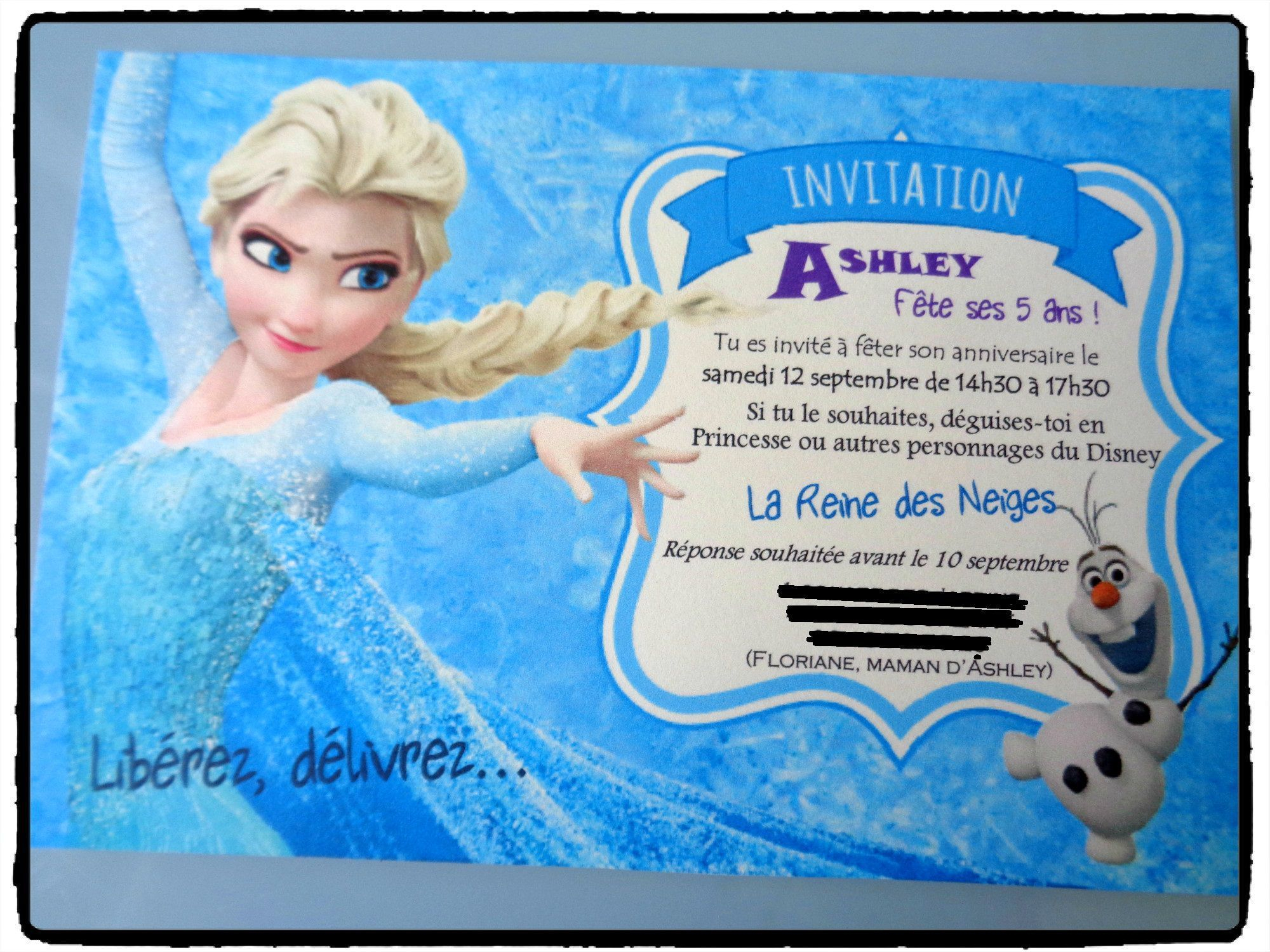 Carte D Invitation Anniversaire Gratuite À Imprimer Pour Fille avec Carte D Invitation En Ligne Gratuit