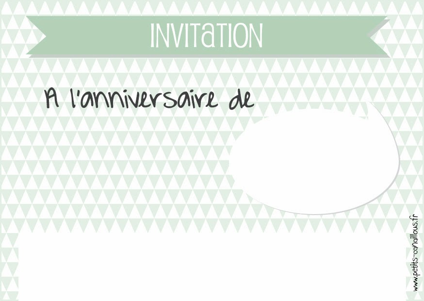 Carte D'Anniversaire Et Invitation À Imprimer concernant Carton D Invitation Gratuite A Imprimer