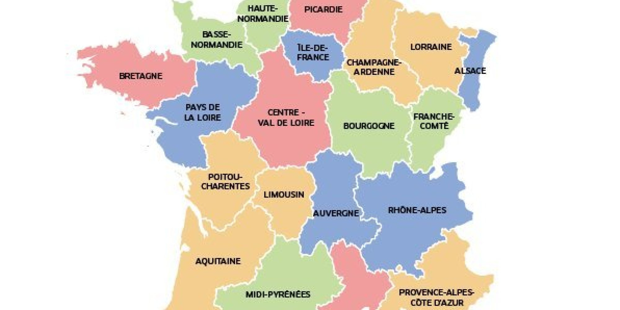Carte De France 2014 | My Blog avec Carte De France Et Ses Régions