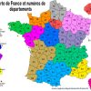 Carte De France Avec Régions Et Départements à Carte France Avec Numéro Département