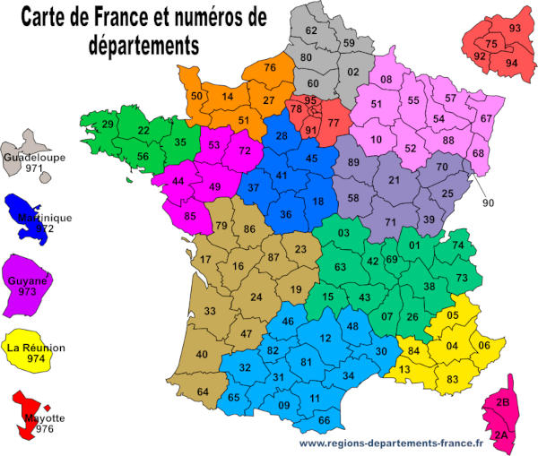 Carte De France Avec Régions Et Départements concernant Carte Des Régions De France À Imprimer Gratuitement