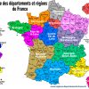 Carte De France Avec Régions Et Départements serapportantà Carte De France Et Departement