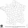 Carte De France Departement Vierge encequiconcerne Carte France Vierge Villes