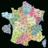 Carte De France Departements : Carte Des Départements De avec Carte De France Avec Départements Et Préfectures