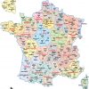 Carte De France Départements Régions • Voyages - Cartes destiné Listes Des Départements Français