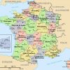 Carte De France Départements Villes Et Régions - Arts Et concernant Carte De La France Avec Toutes Les Villes