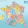 Carte De France Départements Villes Et Régions - Arts Et serapportantà Carte De France Numéro Département