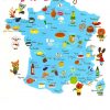 Carte De France Gourmande | Carte De France, Géographie pour Carte De France Détaillée A Imprimer