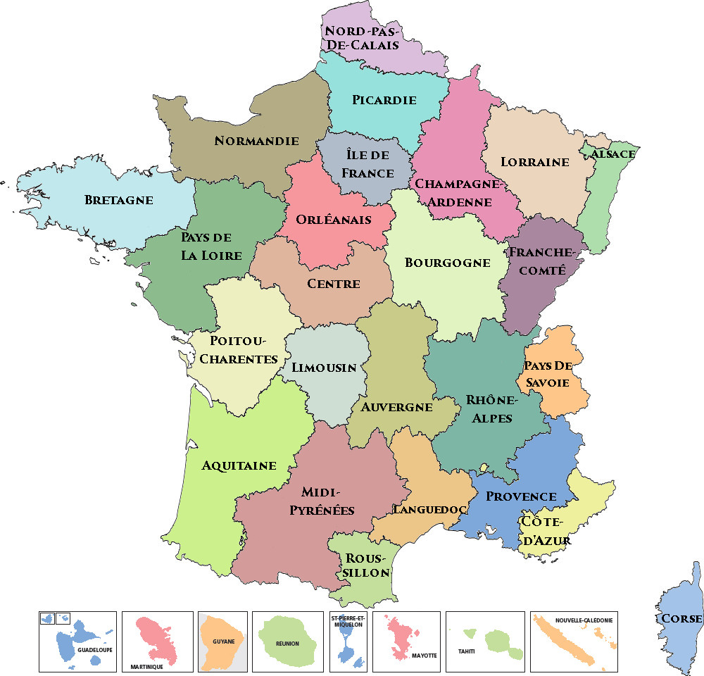 Carte De France Imprimer concernant Carte De France Et Ses Régions