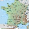 Carte De France Montagne - Voyages - Cartes intérieur Carte Des Villes De France Vierge