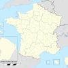 Carte De France Region - Carte Des Régions Françaises encequiconcerne Carte De France Avec Région Et Département