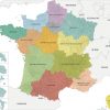 Carte De France Régions Et Départements avec Carte De La France Avec Les Régions
