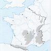 Carte De France Relief Vierge pour Carte Des Régions De France Vierge