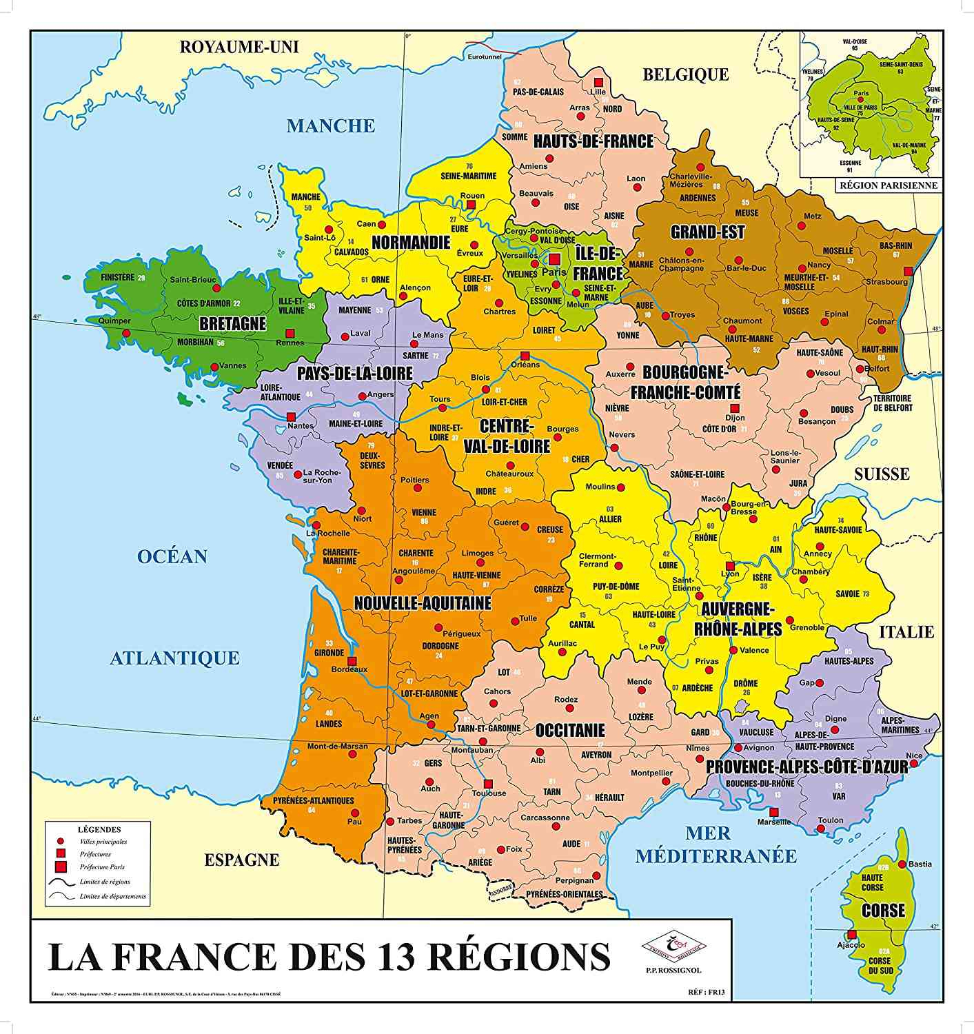 Carte De France » Vacances - Guide Voyage avec Carte France Avec Region