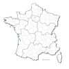 Carte De France Vectorielle | Carte, Carte De France concernant Carte France Vierge Villes