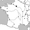 Carte De France Vierge À Compléter En Ligne - Arouisse à Carte Des Régions Vierge