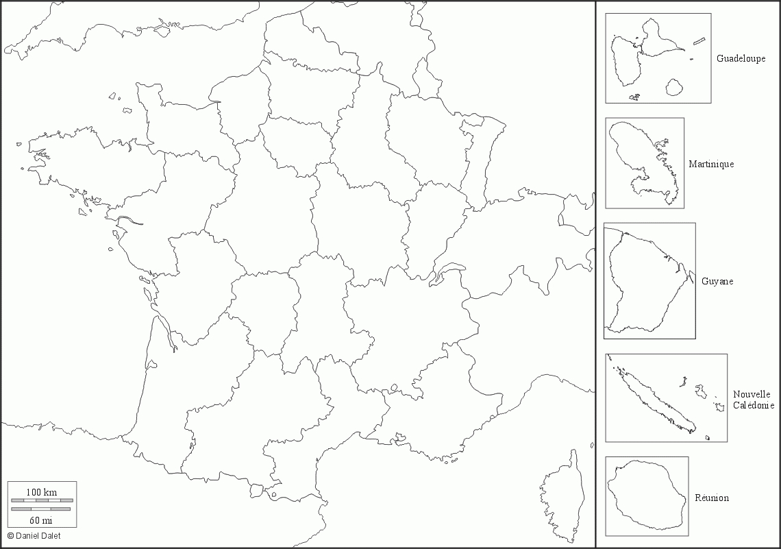Carte De France Vierge Avec Carte Des Régions Vierge serapportantà Carte De France Vierge Nouvelles Régions