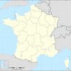 Carte De France Vierge Avec Regions avec Carte De La France Vierge