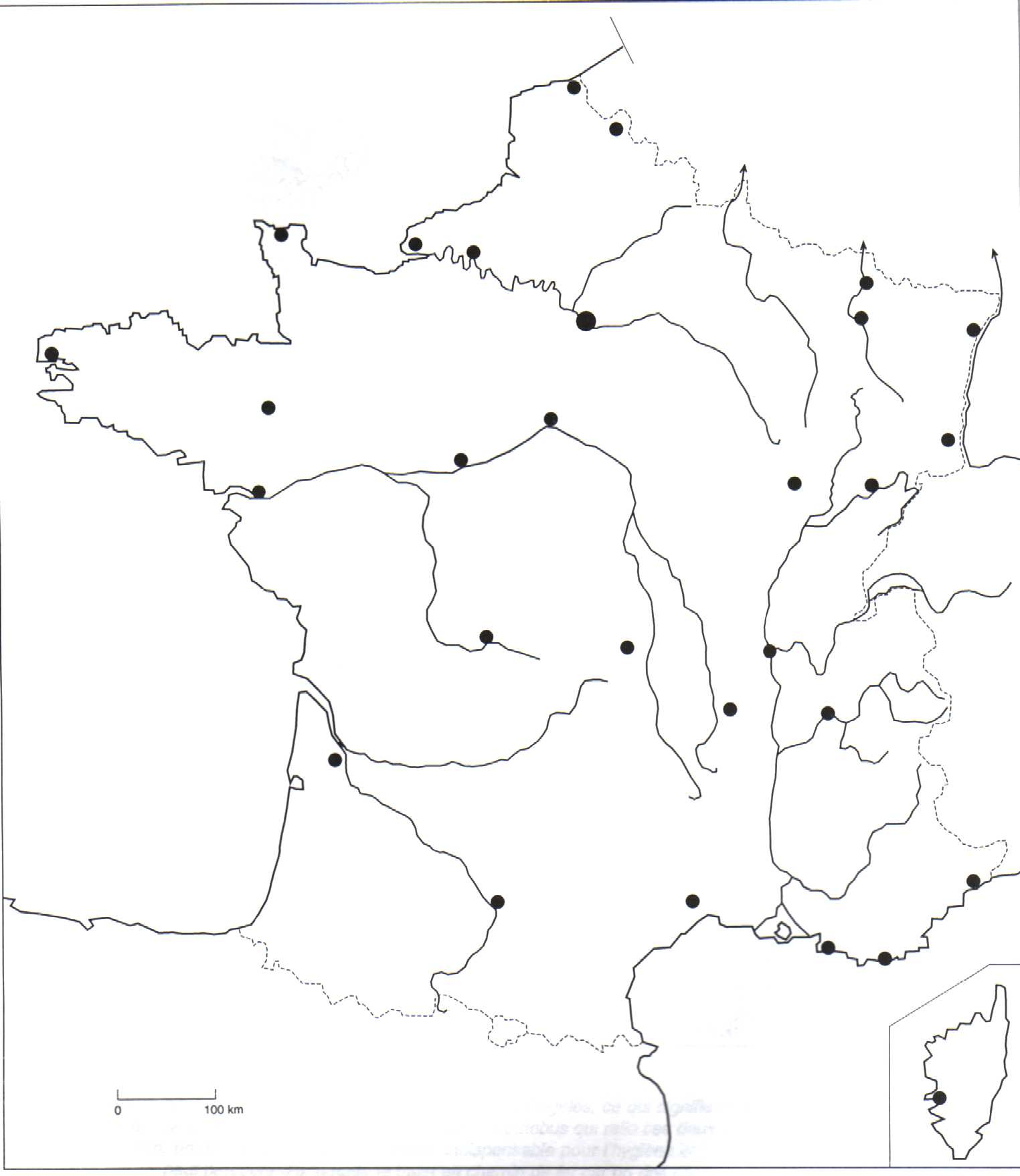Carte De France Vierge - Voyages - Cartes dedans Carte Région France Vierge