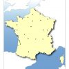 Carte De France Villes À Imprimer » Vacances - Arts pour Carte De France Région Vierge