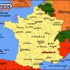 Carte De France Villes Principales à Carte Des Villes De France Détaillée