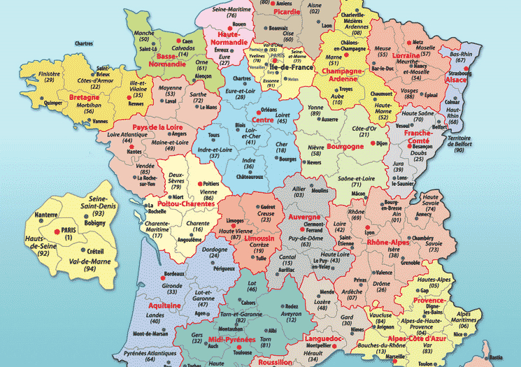 Carte De France Villes » Vacances - Guide Voyage concernant Carte Avec Les Departement