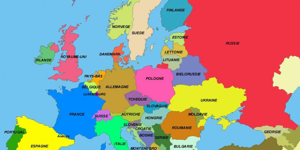 Carte De L Europe Détaillée » Vacances - Guide Voyage destiné Carte Capitale Europe
