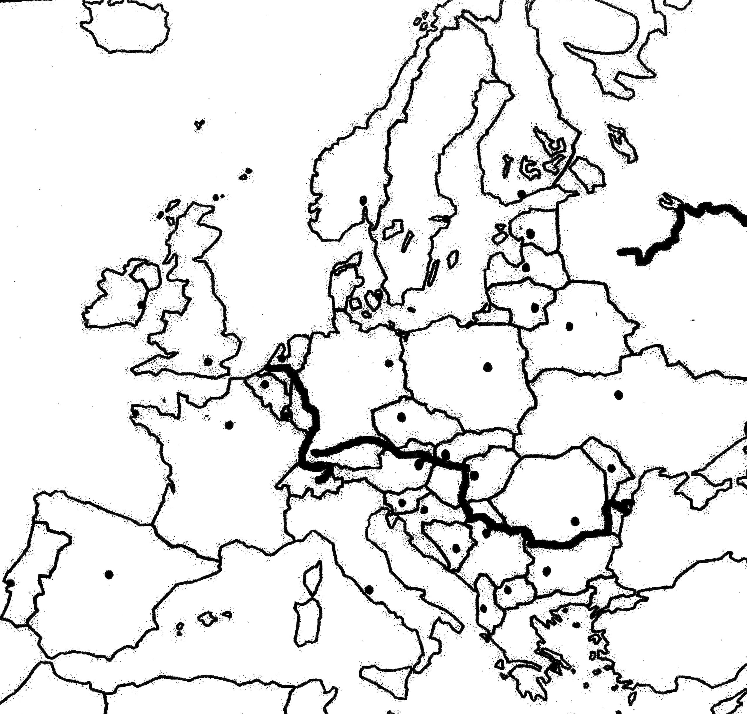 Carte De L Europe Vierge À Imprimer - Primanyc destiné Carte De L Europe Vierge À Imprimer